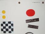 J. C. J. Van der Heyden abstracte vormen offset prent 1967., Antiek en Kunst, Kunst | Overige Kunst, Verzenden