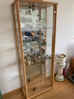 Glazen Vitrinekast, Huis en Inrichting, Kasten | Vitrinekasten, Ophalen, Gebruikt, 50 tot 100 cm, Glas