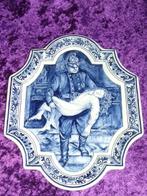 Delfts Wandbord Brandweerman, Ophalen