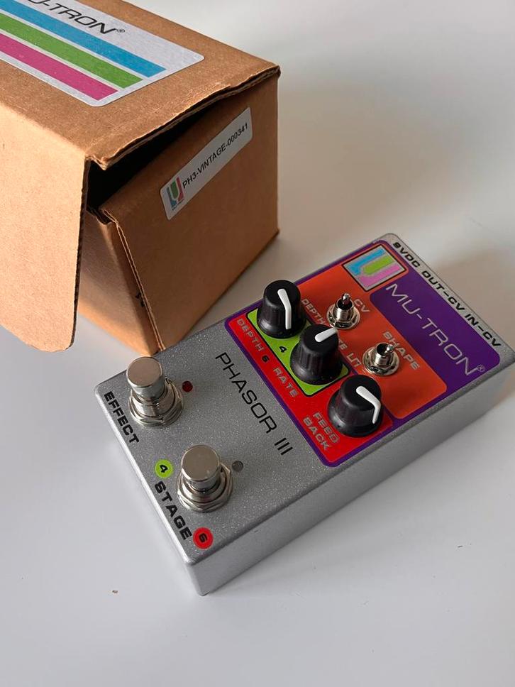 Mu-Tron Phasor III - Zeldzaam en in perfecte staat!, Muziek en Instrumenten, Effecten, Zo goed als nieuw, Overige typen, Ophalen of Verzenden