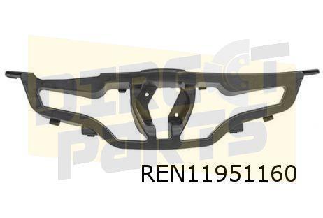 Renault Clio IV (1/13-9/16) grillesteun (achter grille) Orig, Auto-onderdelen, Carrosserie en Plaatwerk, Bumper, Renault, Voor