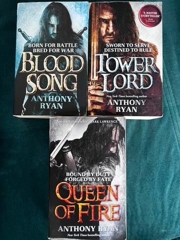 Anthony Ryan’s trilogy, Raven’s Shadow in Engels/English beschikbaar voor biedingen