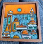 Vintage keramieke handgemaakte tegel van Jeruzalem, Antiek en Kunst, Ophalen of Verzenden