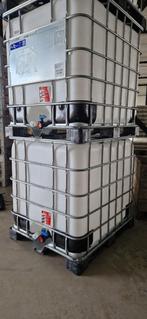 Te koop 2 stuks ibc container 1000 liter vaten SCHOON, Ophalen of Verzenden, Nieuw, Kunststof, Met kraantje