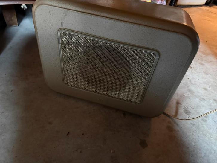 Vintage Speaker met Aansluiting, Audio, Tv en Foto, Luidsprekers, Gebruikt, Front, Rear of Stereo speakers, Minder dan 60 watt