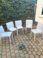 5 Philippe Starck Slick Slick stoelen - €100, Huis en Inrichting, Stoelen, Kunststof, Gebruikt, Ophalen of Verzenden, Grijs