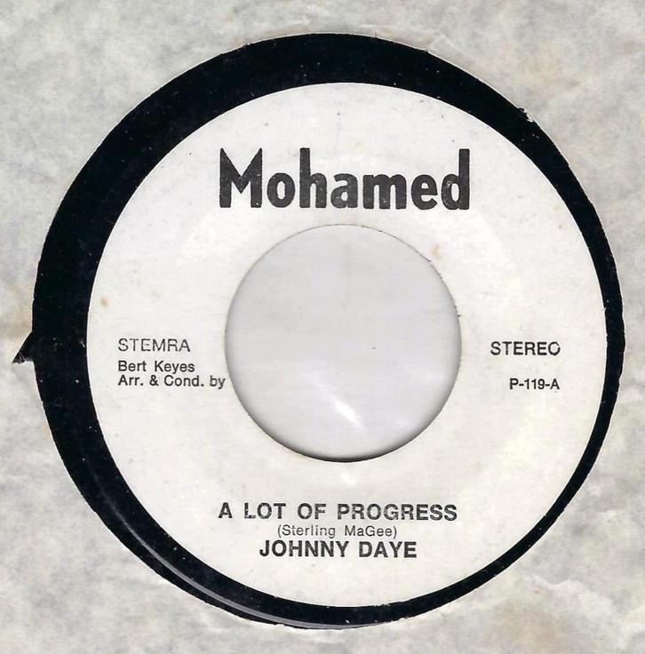 Johnny Daye – A Lot Of Progress, Cd's en Dvd's, Vinyl Singles, Gebruikt, Single, R&B en Soul, 7 inch, Ophalen of Verzenden
