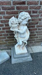 Tuinbeeld Seizoensengel, Tuin en Terras, Ophalen, Gebruikt, Beton, Engelenbeeld