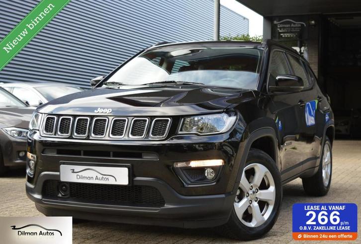Jeep Compass 1.4 MultiAir Longitude|Camera|Navi|Leder|Cruise, Auto's, Jeep, Bedrijf, Te koop, Compass, ABS, Achteruitrijcamera