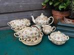 Antiek servies compleet springend hert Plazuid Miekje's, Antiek en Kunst, Ophalen