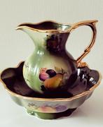 OLD WINDSOR POTTERY kan- en waskomset van Staffordschire, Ophalen of Verzenden, Gebruikt, Porselein, Overige typen
