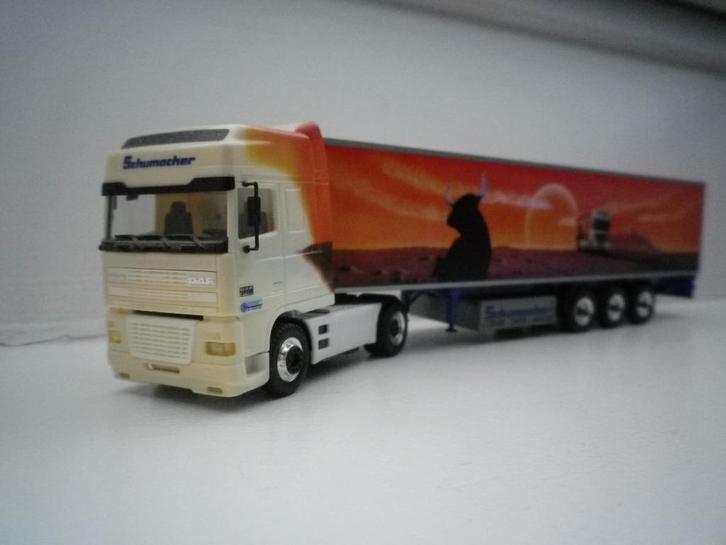 Herpa DAF XF95  SSC  Schumacher spedition., Hobby en Vrije tijd, Modelauto's | 1:87, Gebruikt, Bus of Vrachtwagen, Herpa, Ophalen of Verzenden