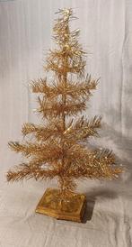 Vintage tinsel boom goud, Ophalen
