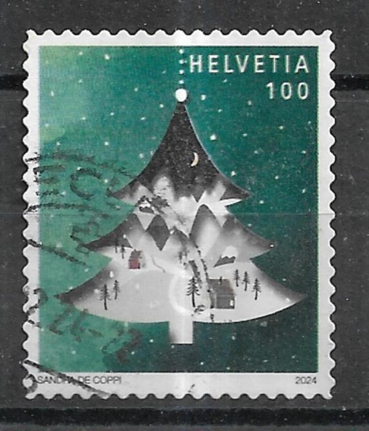 300-25 Zwitserland 2024 / Weihnachten - Kerstmis Sf 1.00, Postzegels en Munten, Postzegels | Europa | Zwitserland, Gestempeld