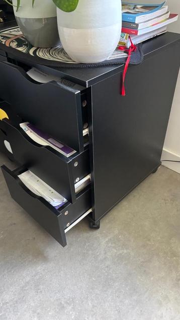 Lade kastjes (4 stuks) zwart
