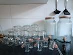 Variatie glazen potten, Glas, Pot, Bus of Blik, Ophalen of Verzenden, Zo goed als nieuw