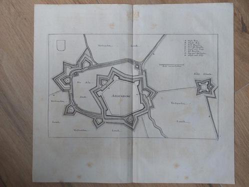 47 Aardenburg in Zeeland Gravure uit 1659 van C. Merian, Antiek en Kunst, Kunst | Etsen en Gravures, Ophalen of Verzenden