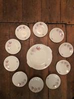 Prachtig brocante gebakstel, Ophalen of Verzenden