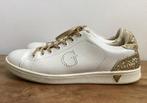 Guess leren sneakers wit goud maat 39, Ophalen, Guess, Wit, Sneakers of Gympen