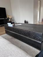 Zwarte salontafel richmond, Huis en Inrichting, Ophalen of Verzenden, Zo goed als nieuw, 75 m² of meer, Laminaat