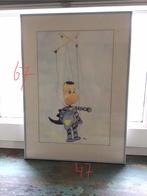 Schilderijlijst 47x67L.blauw. Nieuw inlijstwerk, kinderkamer, Antiek en Kunst, Ophalen