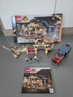 LEGO Jurassic World 76948 T-Rex & Atrociraptor Ontsnapping, Ophalen of Verzenden, Zo goed als nieuw, Complete set, Lego