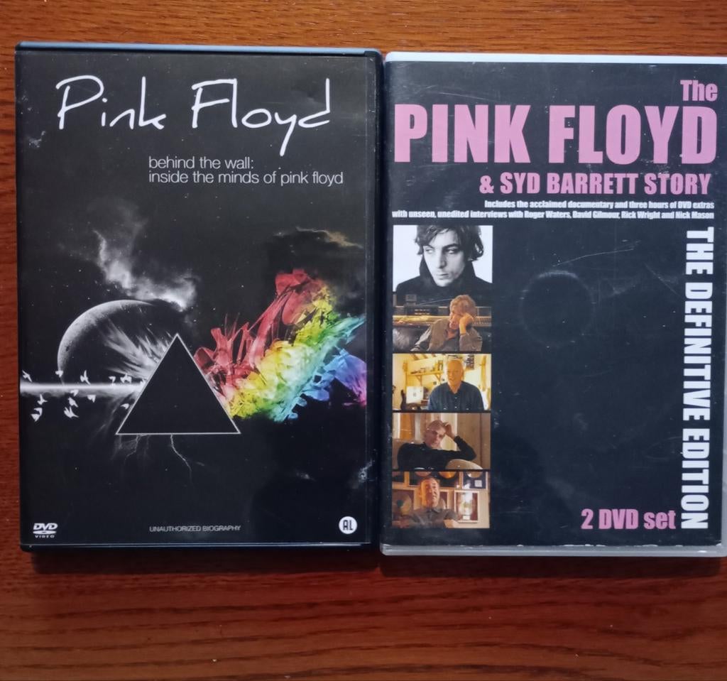 Pink Floyd - dvd's Behind the Wall & PF & Syd Barret Story, Alle leeftijden, Verzenden, Gebruikt, Documentaire