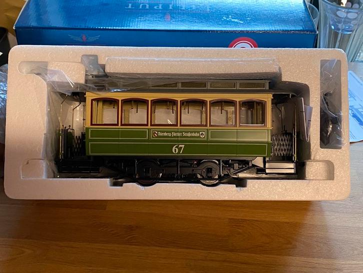 Prachtige tram voor de LGB baan, splinternieuw., Dieren en Toebehoren, Knaagdieren en Konijnen | Hokken en Kooien, Zo goed als nieuw