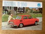 Škoda Š 100 Leaflet- Nederlands, Boeken, Auto's | Folders en Tijdschriften, Ophalen of Verzenden, Gelezen, Overige merken