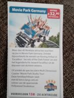 Movie park germany, Tickets en Kaartjes, Recreatie | Pretparken en Attractieparken, Kortingskaart, Drie personen of meer