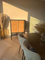 Dressoir kast rotan zwart 90 breed 120 hoog, Huis en Inrichting, Kasten | Dressoirs, Gebruikt, 25 tot 50 cm, Overige houtsoorten