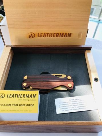 Leatherman Premium Ironwood Charge GOLD 24K NIB Multi Tool T beschikbaar voor biedingen