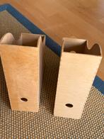 2 houten lectuurbakken van Ikea (Knuff), Ophalen, Gebruikt