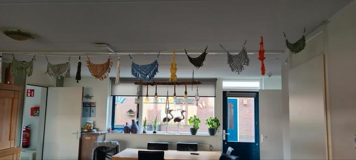Vlaggenslinger macramé, Huis en Inrichting, Woonaccessoires | Overige, Nieuw, Ophalen of Verzenden