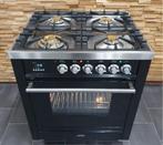 🔥Luxe Boretti Fornuis 70cm hoogglans zwart & rvs 1 oven, Witgoed en Apparatuur, Fornuizen, Niet ingevuld, 60 cm of meer, Niet ingevuld