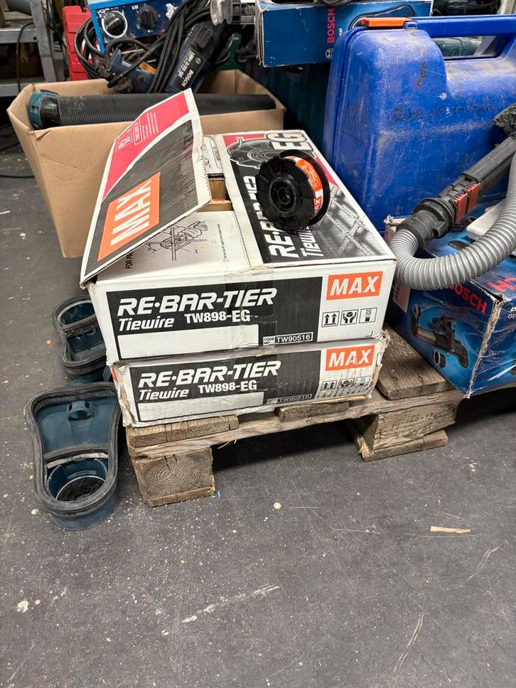 Max vlechtdraad rollen 100st TW898-EG, Doe-het-zelf en Verbouw, Gereedschap | Machine-onderdelen en Toebehoren, Zo goed als nieuw