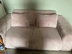 grote lounge bankstel  ribcord roze (blush) 2,en 3 zits, Ophalen, Gebruikt, Lounge, 75 tot 100 cm