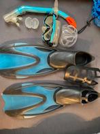 flippers en duikbril, Ophalen of Verzenden, Gebruikt, Snorkelset
