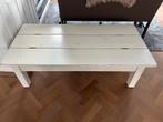 Witte salon tafel, Gebruikt, 100 tot 150 cm, Minder dan 50 cm, Rechthoekig