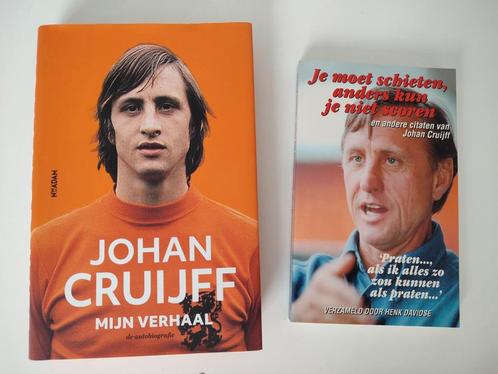 Johan Cruijff boeken: Mijn Verhaal + Citaten, Boeken, Sportboeken, Gelezen, Balsport, Ophalen