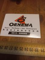 Oenema int transport heerenveen, Ophalen of Verzenden, Zo goed als nieuw