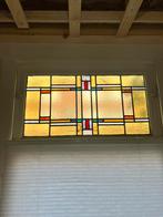 Oude glas in lood raam, Antiek en Kunst, Antiek | Glas en Kristal, Ophalen