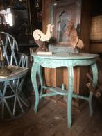 Halfrond tafeltje Baroque side table haltafel maantafel