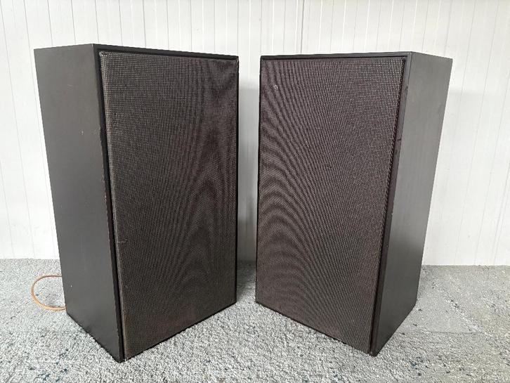 Bang & Olufsen Beovox Luidsprekers 1967-1970, Audio, Tv en Foto, Luidsprekers, Gebruikt, Front, Rear of Stereo speakers, 60 tot 120 watt