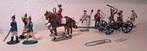 10 oude tinnen soldaten militaire figuren cavalerie, Ophalen of Verzenden, Landmacht, Overige gebieden, Overige typen