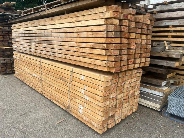 Vuren balken C24 70x200x4280mm Grote partij / Scherpe prijs, Doe-het-zelf en Verbouw, Hout en Planken, Zo goed als nieuw, Balk