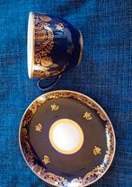 Lomonosov USSR Kobalt Kopje met Gouden Opdruk, Antiek en Kunst, Ophalen of Verzenden