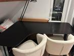 Ikea bekant hoekbureau zwart 160-110, Tuin en Terras, Ophalen, Zo goed als nieuw