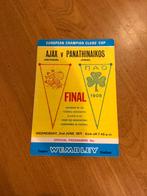 Ajax programmaboekje finale 1971, Verzamelen, Ophalen of Verzenden, Zo goed als nieuw, Ajax