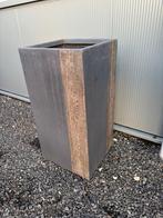 Plantenbak/Zuil, Ophalen, Steen, Minder dan 60 cm, Vierkant